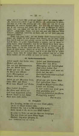 42. Arbeitsamkeit