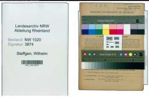Entnazifizierung Wilhelm Steffgen , geb. 15.10.1903 (Verwaltungsangestellter)