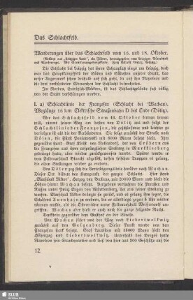 Das Schlachtfeld