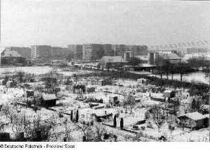Bergstraße, Südhöhe und Kohlenstraße mit Versuchsgut der Technischen Universität