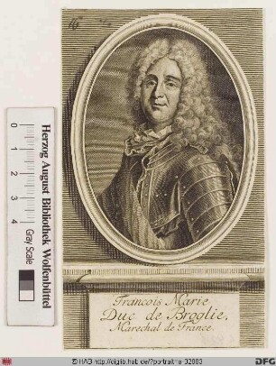 Bildnis François-Marie II de Broglie (1742 duc)