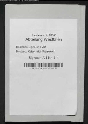 Die Stiftung des ehemaligen Dechanten Engelhard in Rees zugunsten der Kirchenfabrik.