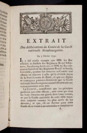 1-6, Extrait; Adresse; Adresse