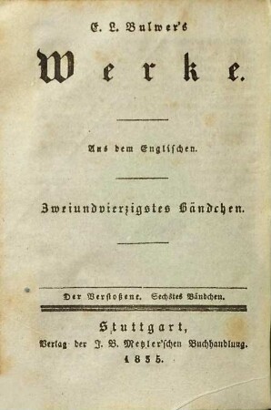 Der Verstossene : ein Roman, 6