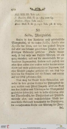XI. Scilla, Meerzwiebel