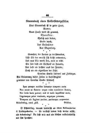 Stammbuch eines Seifenfiedergesellen