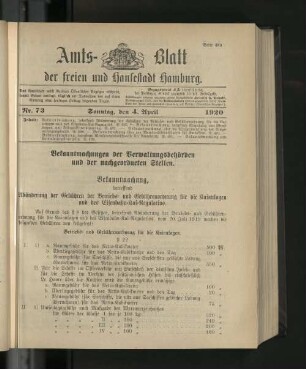 No. 73, 4. April 1920