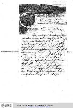 Brief vom 12.05.1889