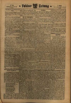 Zweite Ausgabe vom Donnerstag, den 23. Juni 1910.
