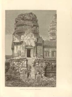 Angcor Wat : tour d'angle de second étage