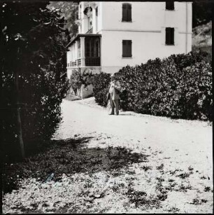 Hermann Albrecht Insinger auf dem Weg zum Col du Chat