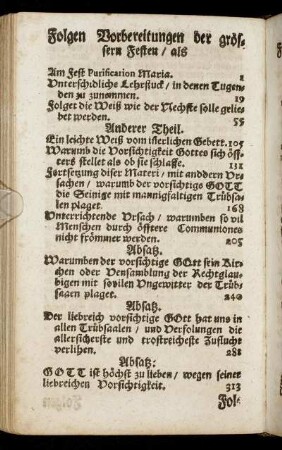Folgen Vorbereitungen der grössern Festen/[...]