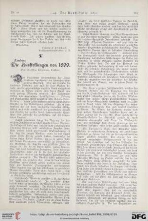 4: London: Die Ausstellungen von 1899