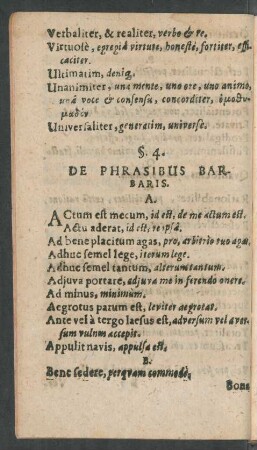 §. 4. De Phrasibus Barbaris.