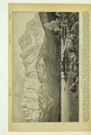 Wettersteingebirge mit Zugspitze und Eibsee