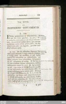 Tit. XVIII. De Inofficioso Testamento.