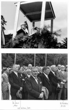 Eröffnung der Strecke Bruchhausen - Baden-Baden am 26.08.1956