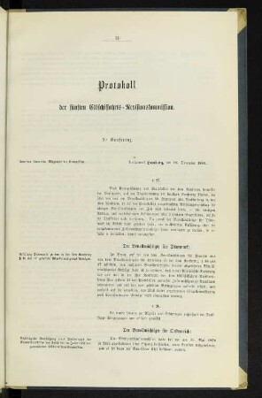 Protokoll der fünften Elbschiffahrts-Revisionskommision. 5ᵗᵉ Konferenz.