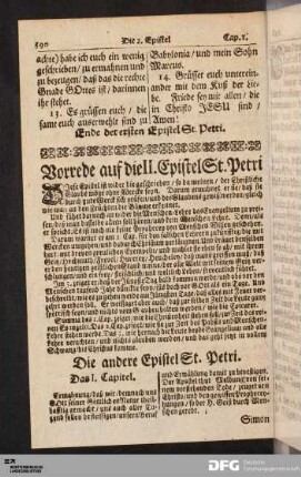 Vorrede auf die II. Epistel St. Petri.