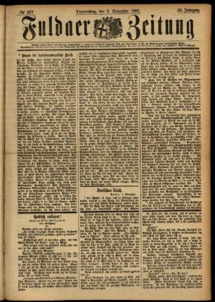 Ausgabe vom Donnerstag, den 09. November 1893.