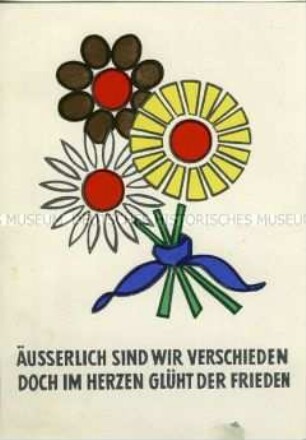 Postkarte zum 1.Internationalen Kinderlager am Werbellinsee