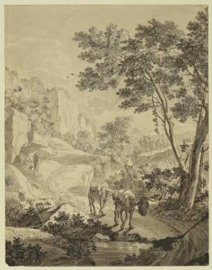 Südliche felsige Landschaft