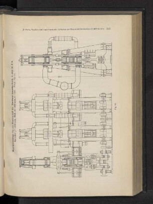 Maschinenanlage für ein Frachtschiff der Hamburg-Amerika-Linie, 2x800 W.P.S. Zylinder Durchmesser=400 mm, Hub=2x400 mm, n=120.
