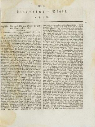 3, 1818: Heft