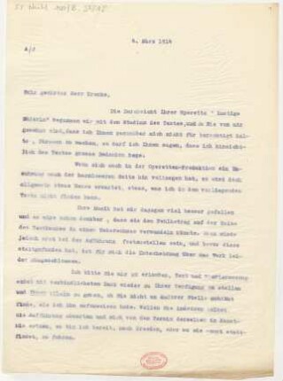 Brief an Emil Kronke : 04.03.1914