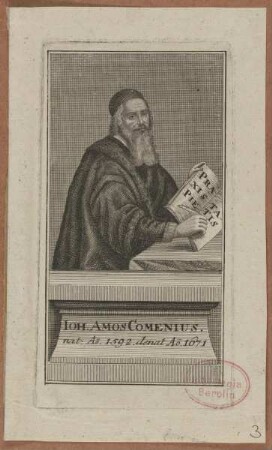 Bildnis des Ioh. Amos Comenius
