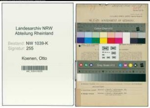 Entnazifizierung Otto Koenen , geb. 04.03.1885 (Syndikus)