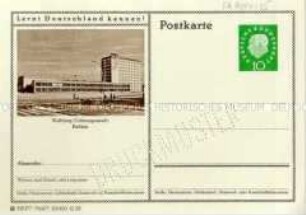 Postkartenvordruck (Druckmuster) mit Ansicht aus Wolfsburg