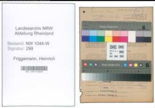 Entnazifizierung Heinrich Friggemann , geb. 07.07.1887 (Gemeindevertreter)