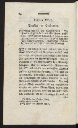 Eilfter Brief