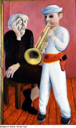 Musik | Musikinstrumente | Aerophone - Darstellungen in der Kunst | Trompete, Fanfare