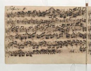 Sinfonias; cemb; A-Dur; BWV 798