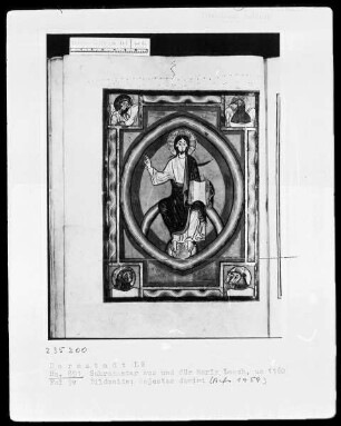 Laacher Sakramentar — Majestas Domini, Folio 9verso