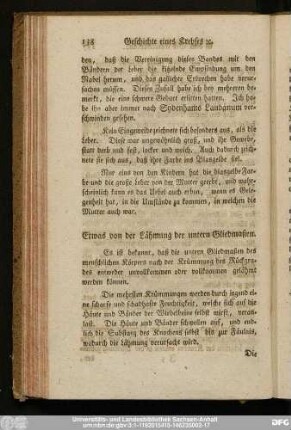 Etwas von der Lähmung der untern Gliedmaßen.