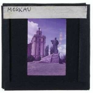 Moskau, Hotel Ukraina,Moskau, Gricjuk, Denkmal für Taras Schewtschenko