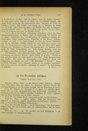 Zu den Reinschen Leitsätzen : (Juliheft, S. 315-318)