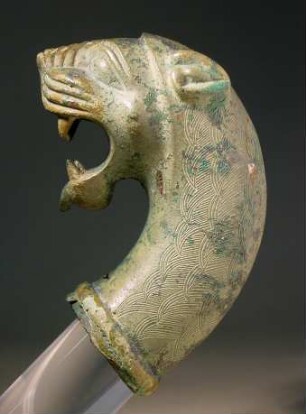 Löwenprotome von einem archaisch-etruskischen Kessel