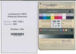 Entnazifizierung Otto Keuthen , geb. 22.09.1888 (Bauingenieur)