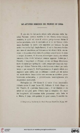 34: Le antiche memorie dei Frisoni in Roma