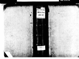 Wittelbach, Seelbach OG; Katholische Gemeinde: Standesbuch 1810-1869