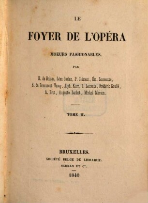 Le Foyer de l'opéra, moeurs fashionables, 2