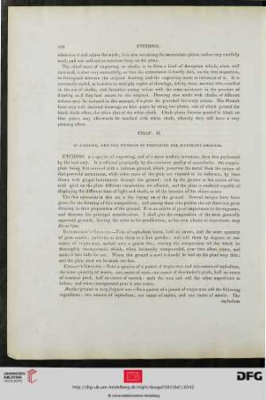 Chap. II. Of Etching, and the Methods of Preparing the Different Grounds.