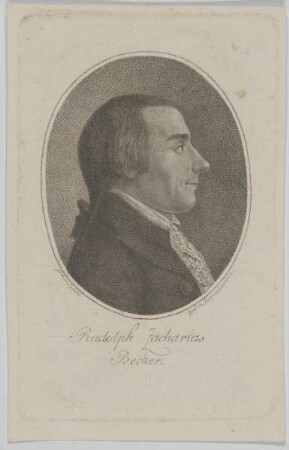 Bildnis des Rudolph Zacharias Becker