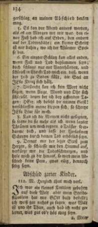Abschied zarter Kinder