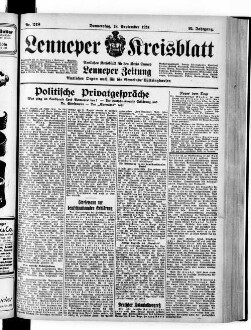 Lenneper Kreisblatt. 1830-1941