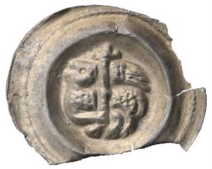Fundmünze, Brakteat, 1250 - 1270